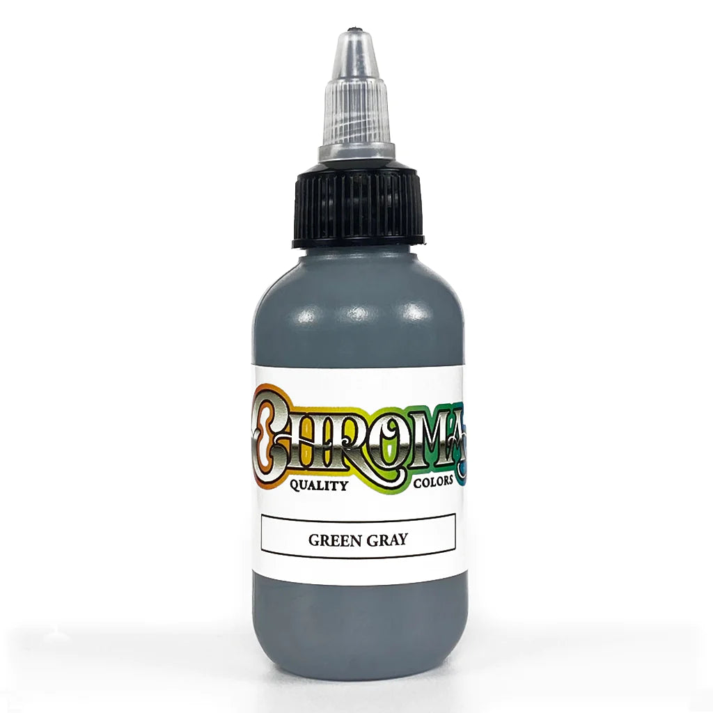 Chroma Green Grey - Soft, Versatile Tattoo Ink - Made in USA