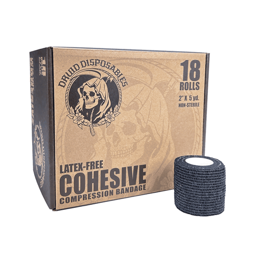 Cohesive Wrap (Latex Free) - Druid Disposables - Alliance Tattoo Supply