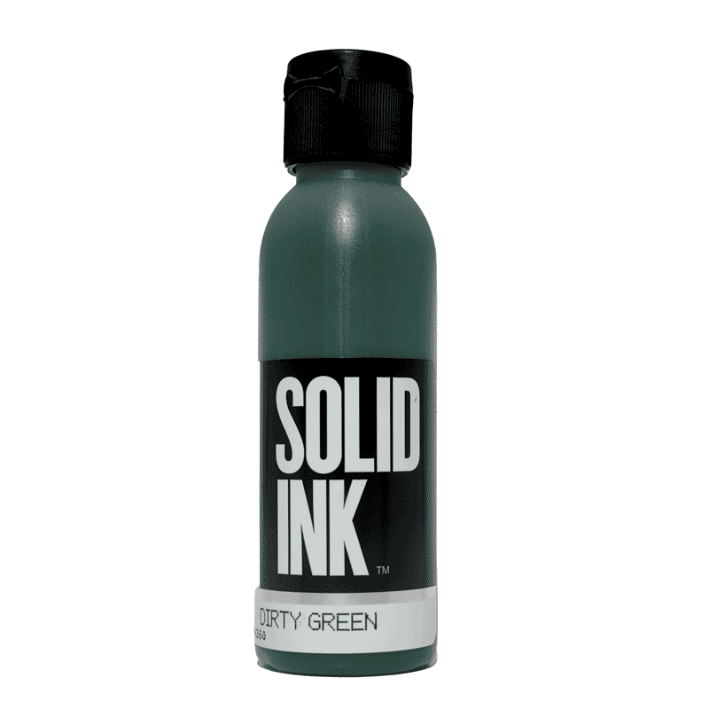 Solid Old Pigments - Dirty Green - Alliance Tattoo Supply
