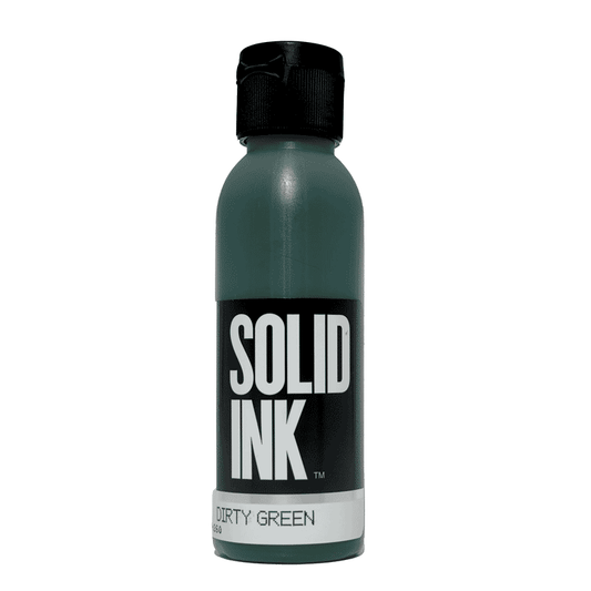 Solid Old Pigments - Dirty Green - Alliance Tattoo Supply
