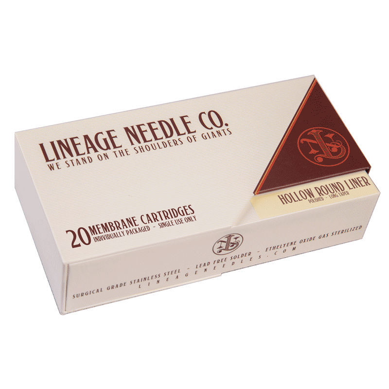 Hollow Liner Cartridge Needles - Lineage Needle Co - Alliance Tattoo Supply