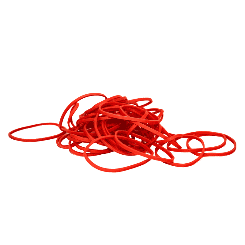 Rubber Bands #12 in Red