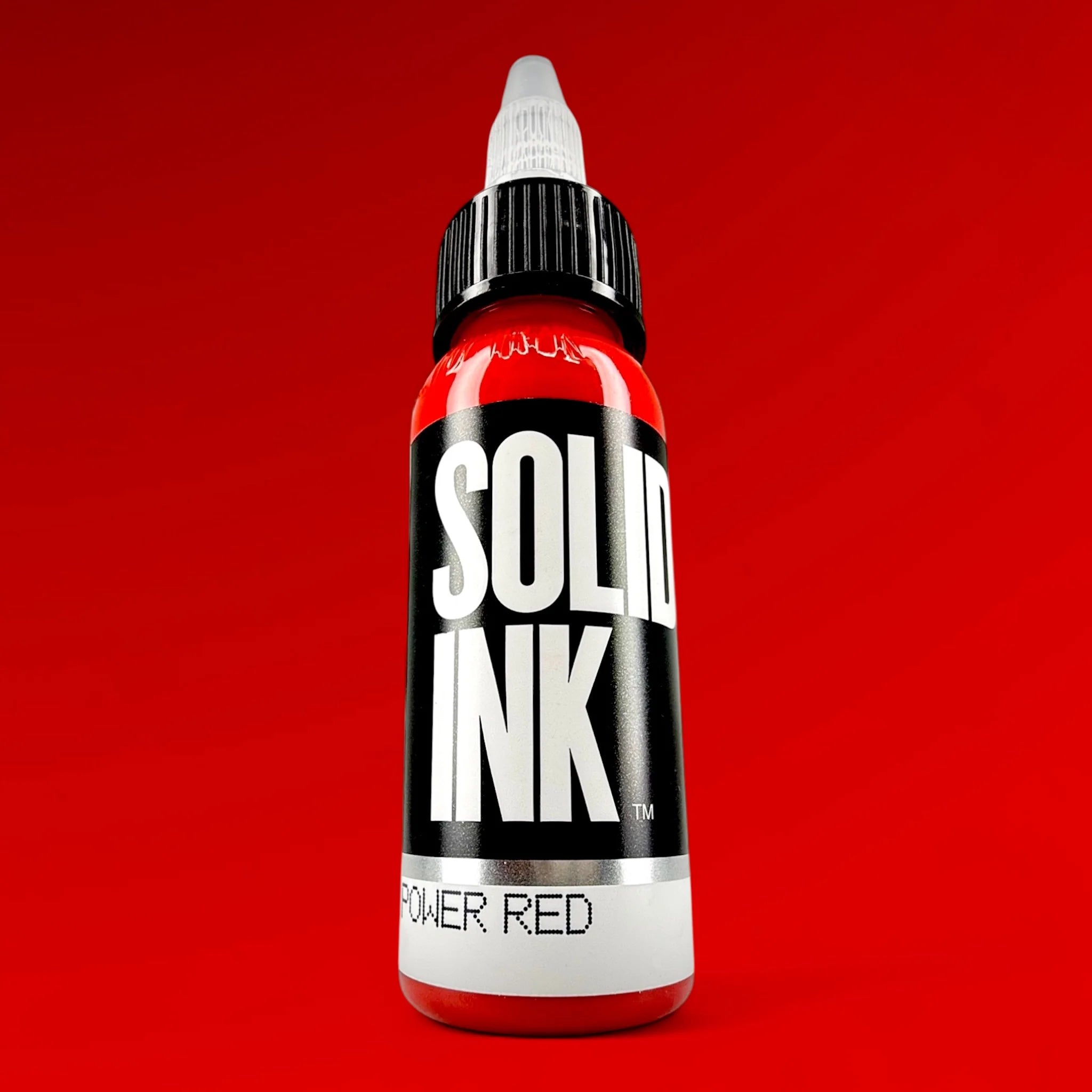Solid Ink Power Red – Bright Golden-Tinted Red Ink – Alliance Tattoo Supply