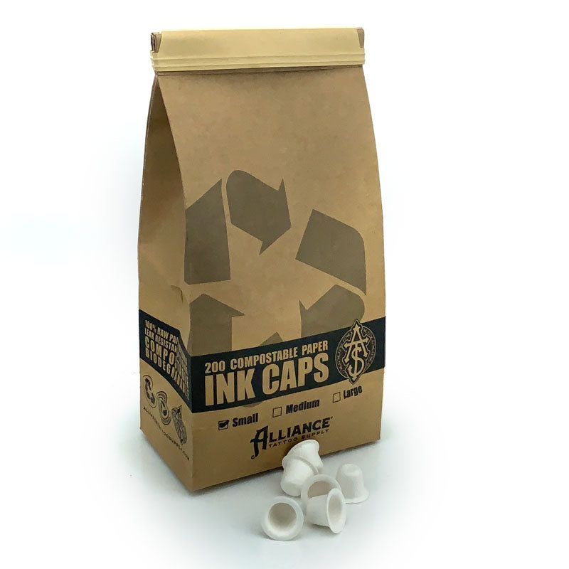Eco-Friendly Paper Ink Caps - Alliance Tattoo Supply