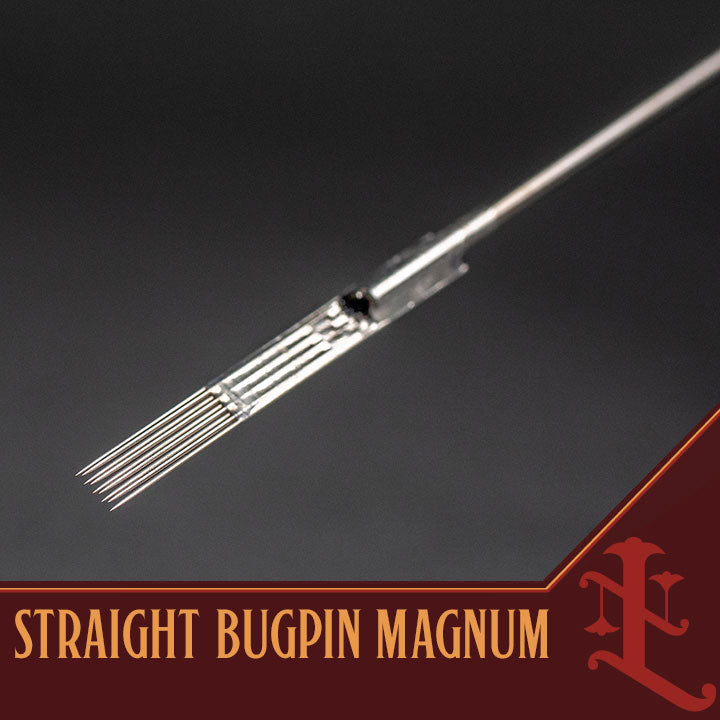 Straight Bugpin Magnum Tattoo Needles | 0.30mm Shader