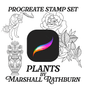 Marshall Rathburn Procreate Stamp Set - Plants