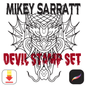 Mikey Sarratt Devils and Dames Procreate Stamps — 25 Tattoo Flash Brushes